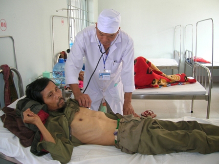 Một trường hợp mắc lao điều trị tại Bệnh viện Lao và bệnh Phổi tỉnh. 
