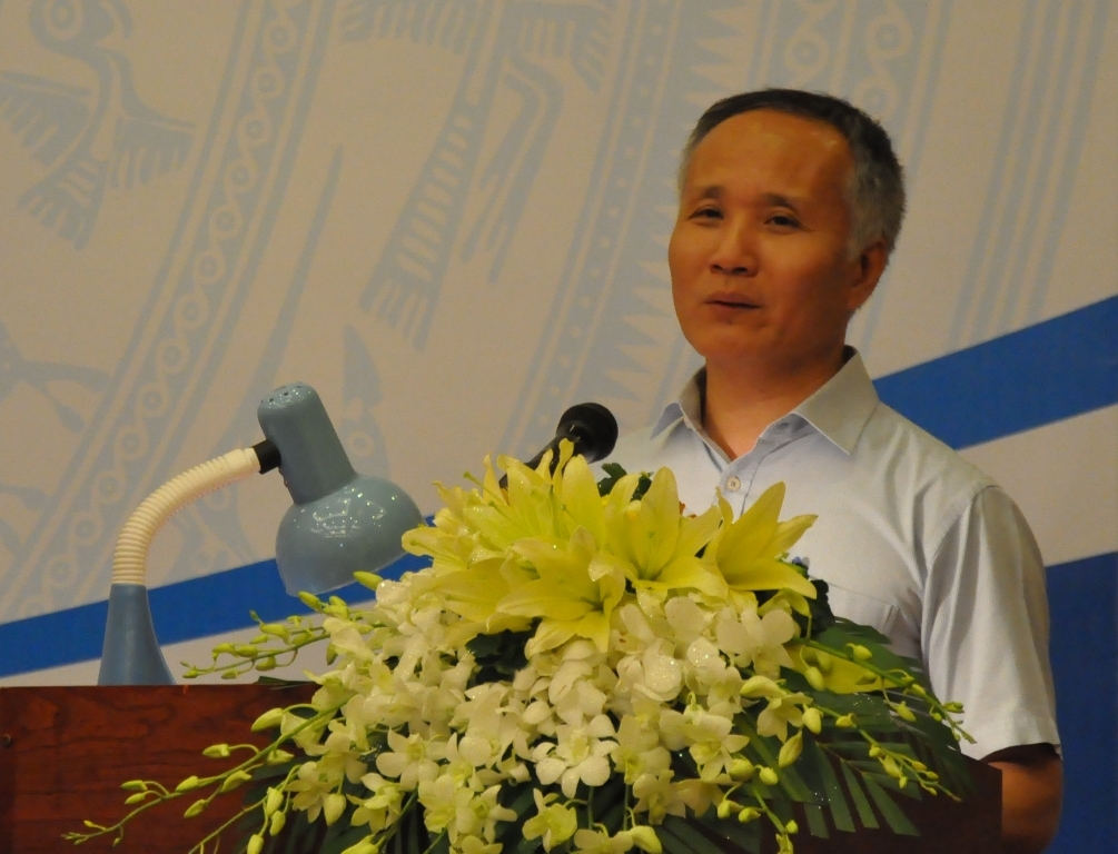 Thứ trưởng Bộ Công thương Trần Quốc Khánh phát biểu tại hội nghị