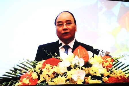 Thủ tướng Chính phủ Nguyễn Xuân Phúc phát biểu chỉ đạo Hội nghị.