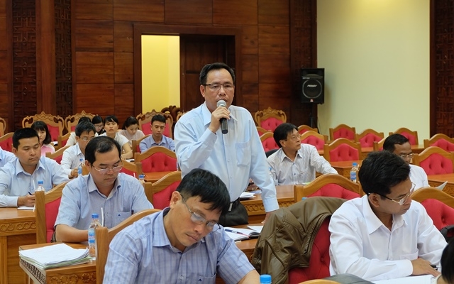 Đại biểu tham gia ý kiến tại Hội nghị