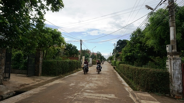 Một đoạn đường nhân dân tự quản ở thôn Kim Phát (Ảnh minh họa).