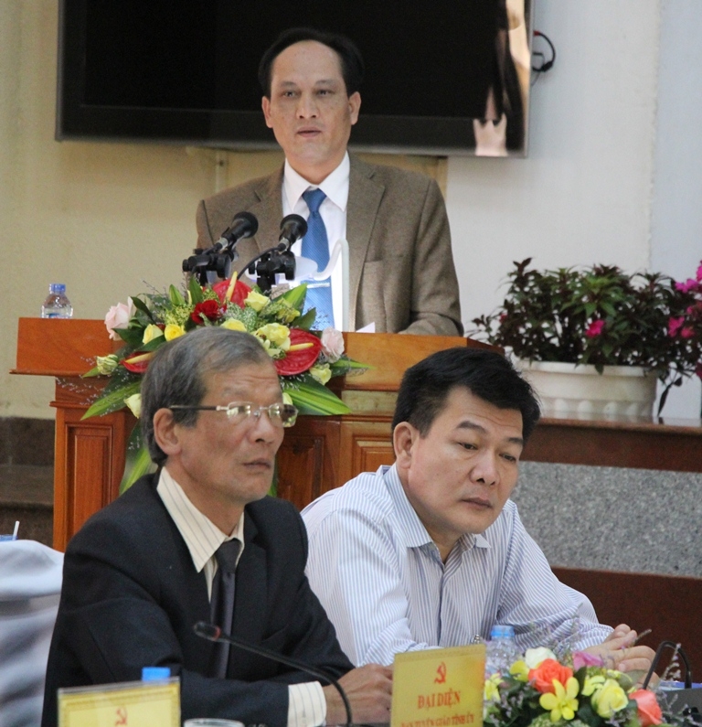 Phó Vụ trưởng Cơ quan Thường trực Ban Tuyên giáo Trung ương tại Đà Nẵng Nguyễn Thế Hòa kết luận hội nghị