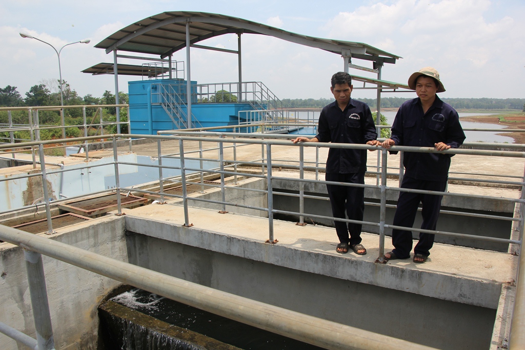 Một công trình xử lý, cung cấp nước sinh hoạt trên địa bàn TP. Buôn Ma Thuột