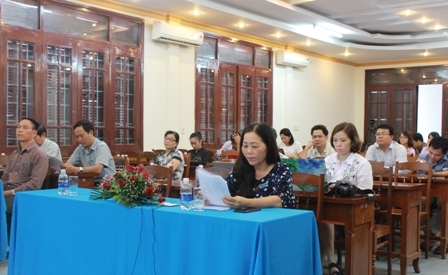 Các đại biểu tham dự Hội nghị tại điểm cầu BHXH tỉnh Đắk Lắk.