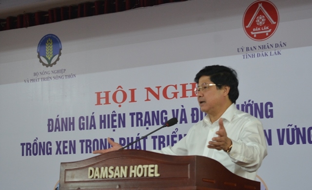 Thứ trưởng Bộ NN - PTNT Lê Quốc Doanh phát biểu tại Hội nghị