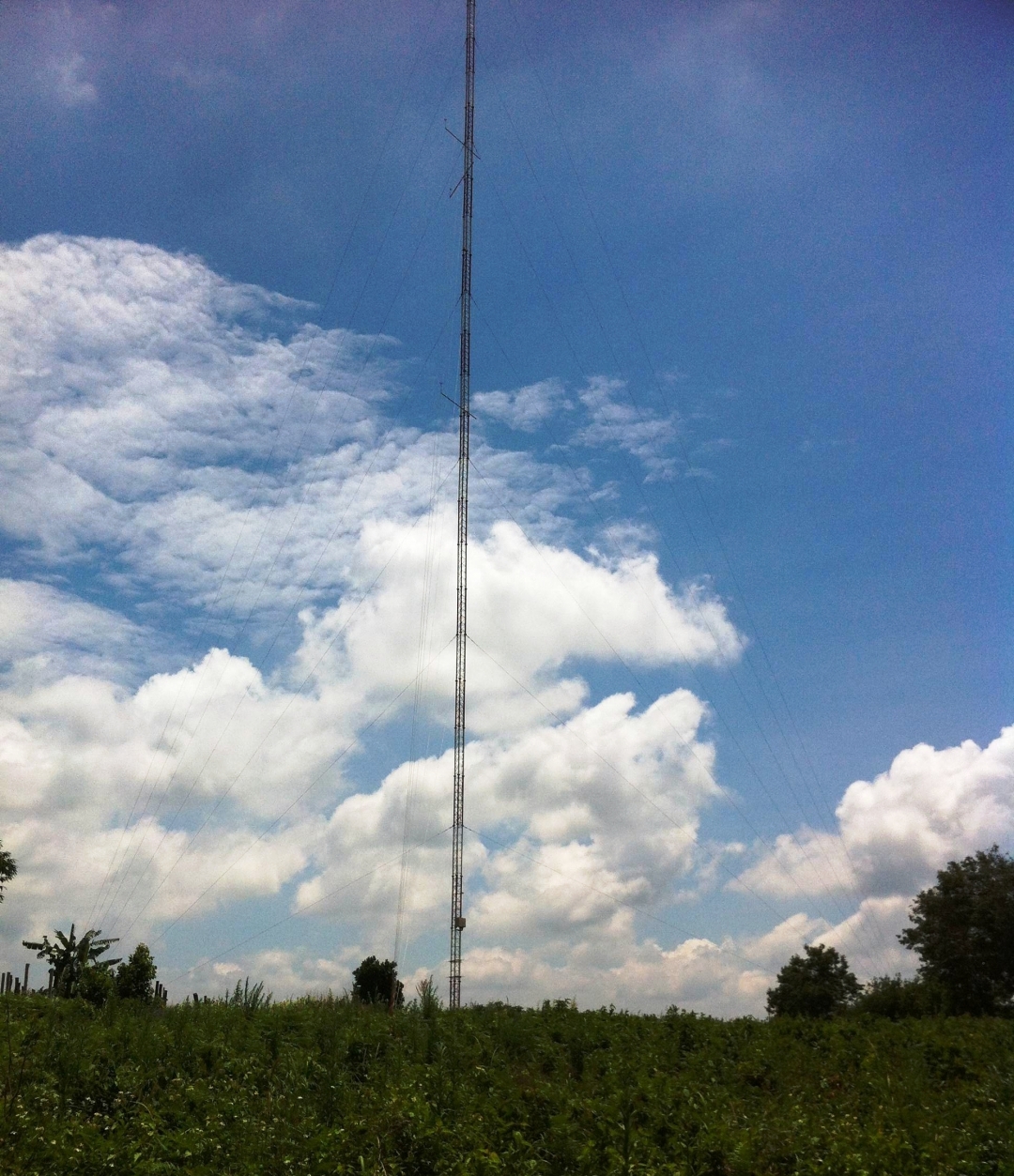 Cột đo gió được lắp đặt tại xã Đliê Yang, huyện Ea H'leo