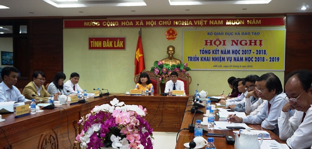 Đại biểu tham dự Hội nghị tại điểm cầu Đắk Lắk.
