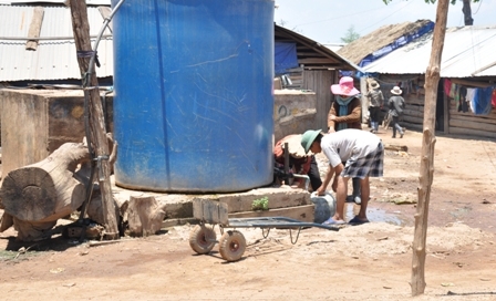 Một công trình cấp nước tập trung tại huyện Ea Súp