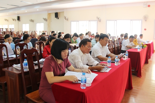 Các đại biểu tham dự lễ kỷ niệm Ngày Khuyến học Việt Nam