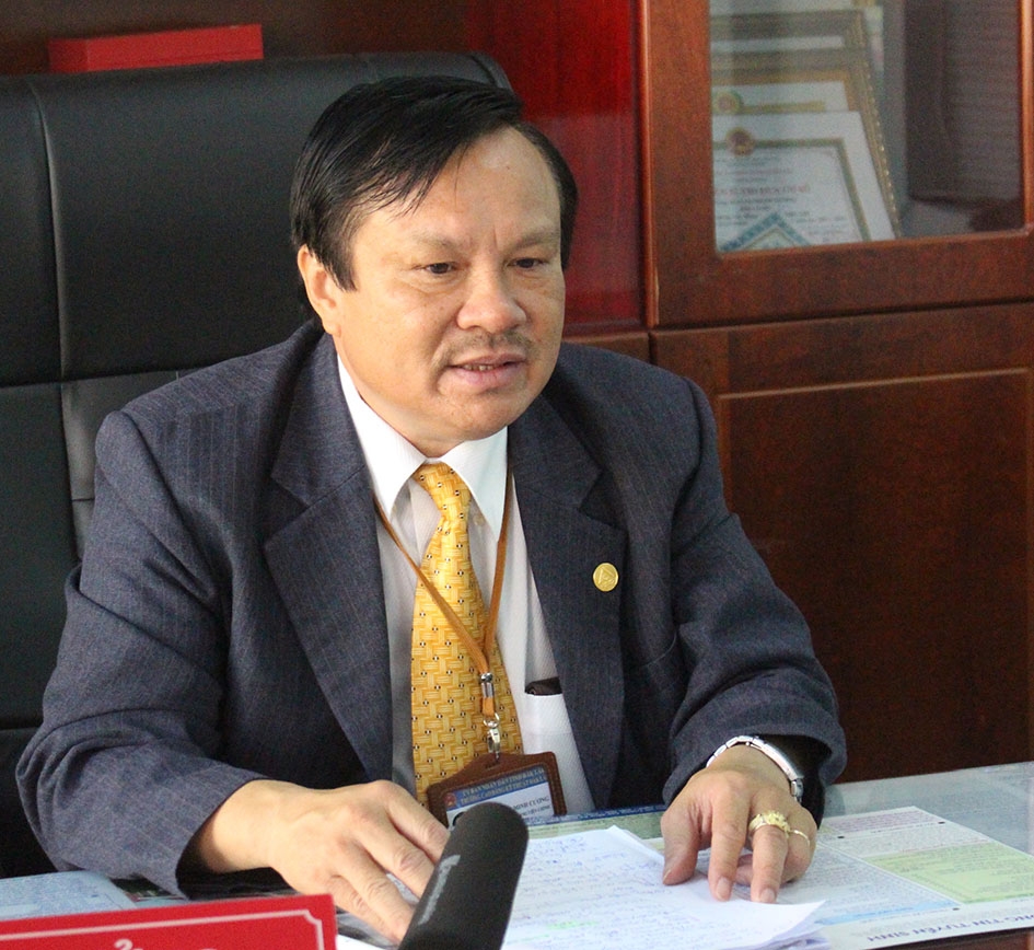 Hiệu trưởng Trường Cao đẳng Kỹ thuật Đắk Lắk Hoàng Minh Cương.