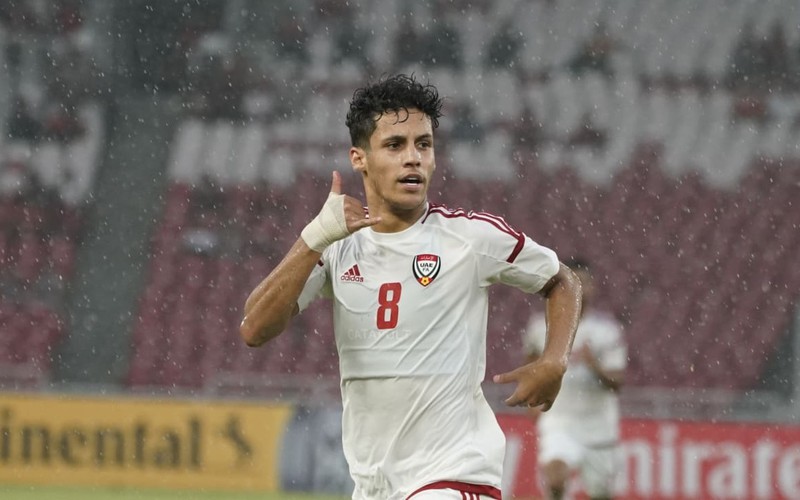 Ali Saleh là một trong những cầu thủ đáng chú ý nhất của U23 UAE. Ảnh: Internet