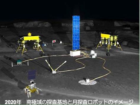 Dự án xây dựng tiền đồn robot trên mặt trăng của Nhật Bản.