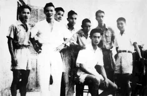 Đội trinh sát đặc biệt, đơn vị chủ chốt trấn áp bọn phản động Quốc dân đảng ngày 12-7-1946. Ảnh tư liệu