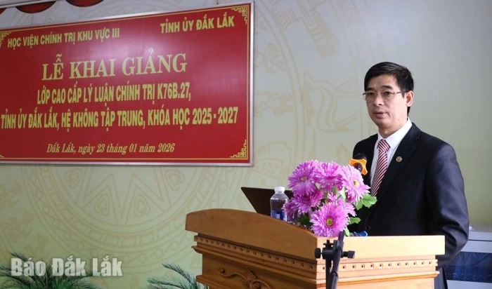 Khai giảng lớp Cao cấp lý luận chính trị K76B.27