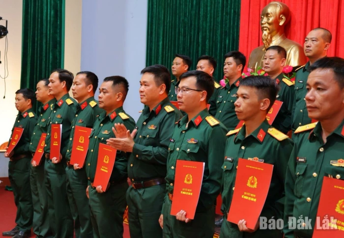 Tiếp tục điều động 253 quân nhân về Ban Chỉ huy Quân sự cấp xã