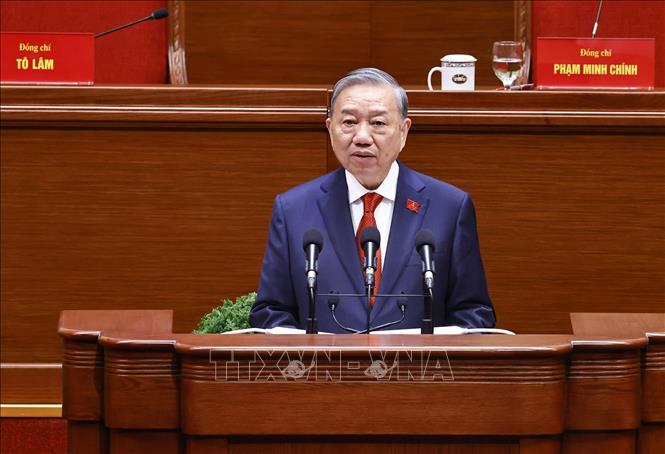 Diễn văn phát biểu của Tổng Bí thư Tô Lâm tại phiên bế mạc Đại hội XIV của Đảng