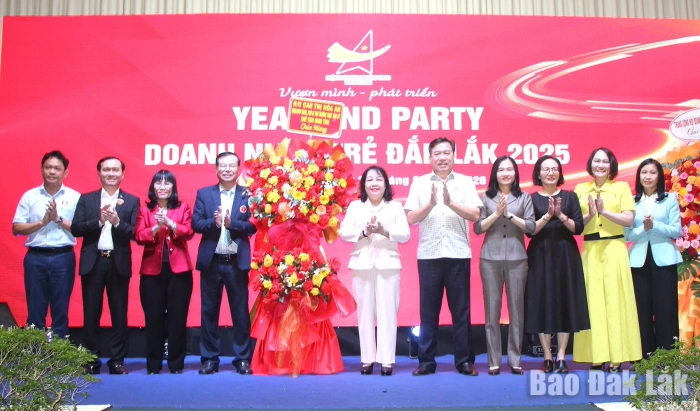 Hội Doanh nhân trẻ tỉnh Đắk Lắk tổng kết hoạt động năm 2025