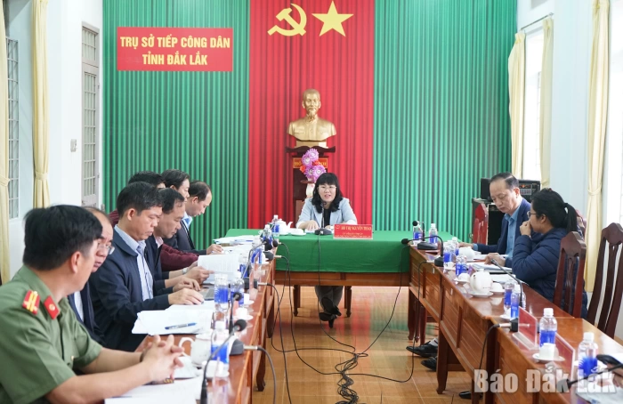 Lãnh đạo UBND tỉnh tiếp công dân định kỳ tháng 1/2026