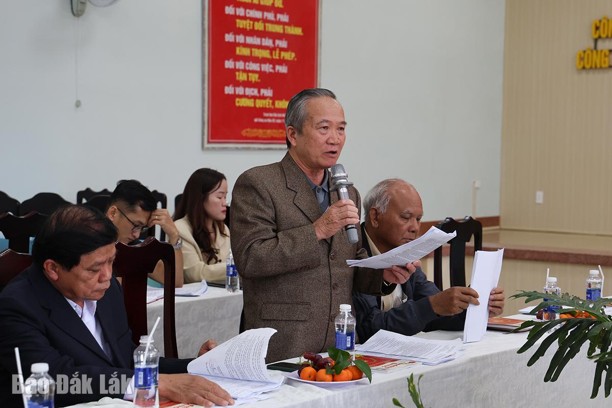 Huyện Krông Pắc: Phát huy tâm huyết, trí tuệ tập thể xây dựng văn kiện đại hội đảng các cấp