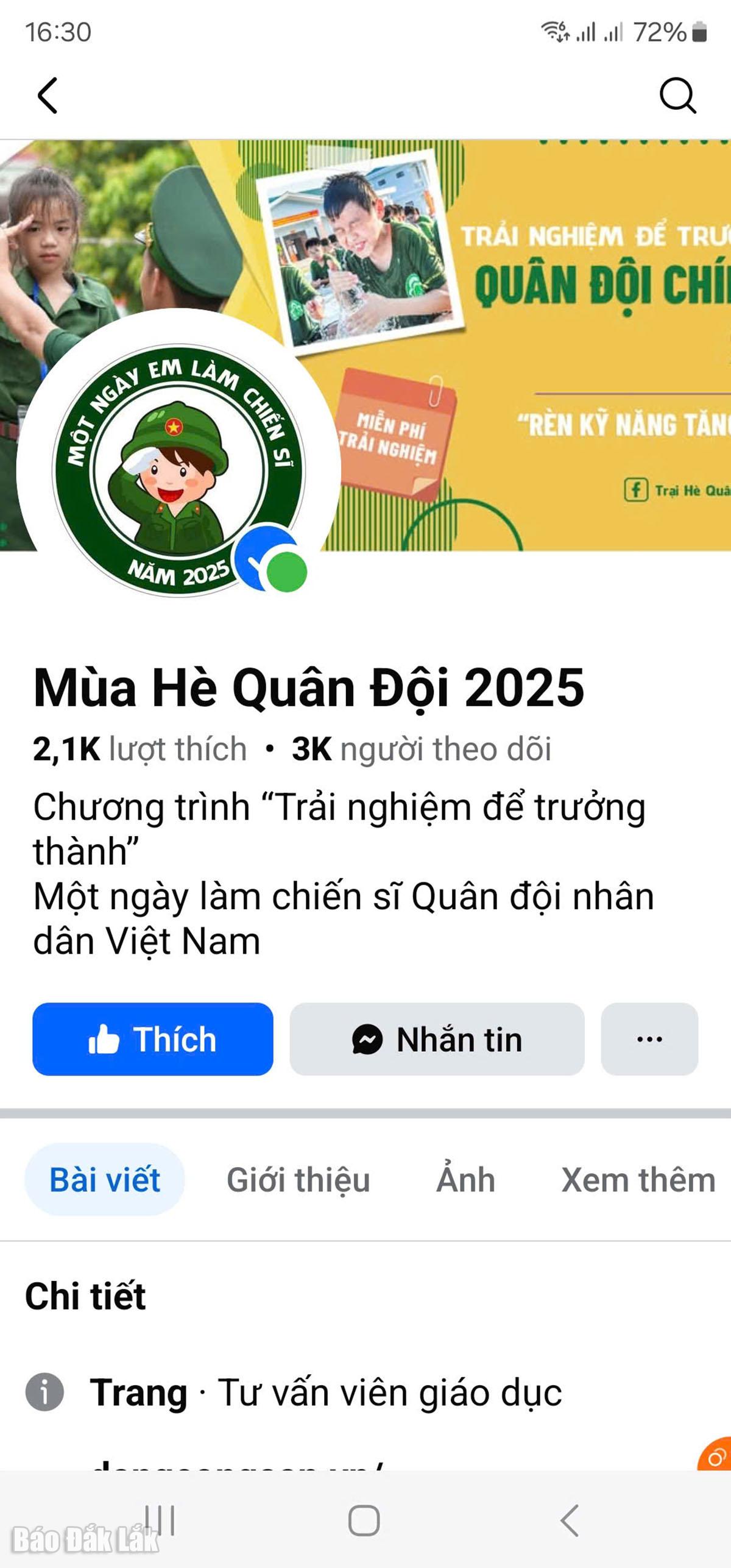 Cảnh giác “sập bẫy” từ chương trình
học kỳ quân đội trên mạng