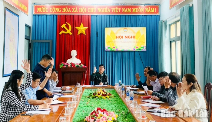 Xã Ea Kly: Thống nhất 50 người ứng cử đại biểu HĐND xã