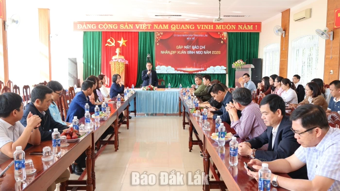 Sở Y tế Đắk Lắk gặp mặt phóng viên các cơ quan báo chí nhân dịp Tết Nguyên đán