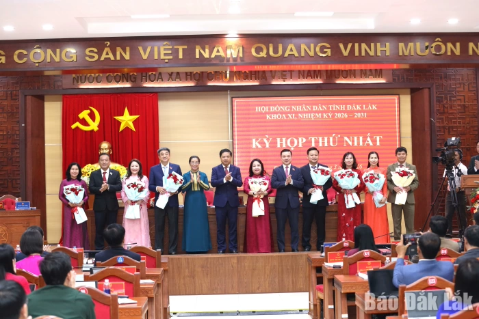 Đồng chí Cao Thị Hòa An tái đắc cử Chủ tịch HĐND tỉnh Đắk Lắk khóa XI, nhiệm kỳ 2026 - 2031