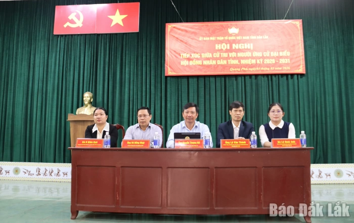 Cử tri xã Quảng Phú gửi gắm niềm tin vào những hành động thực tế