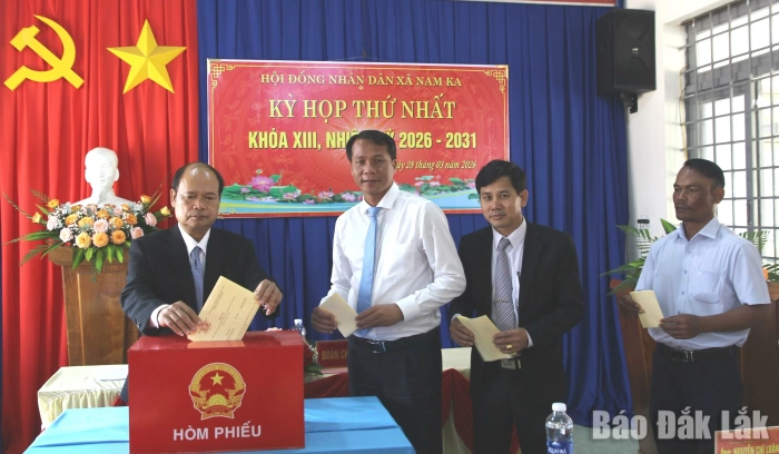 HĐND xã Nam Ka khóa XIII, nhiệm kỳ 2026 - 2031 tổ chức Kỳ họp thứ Nhất