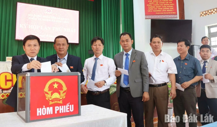 HĐND xã Ea Kly nhiệm kỳ 2026 - 2031 tổ chức kỳ họp thứ nhất bầu các chức danh chủ chốt