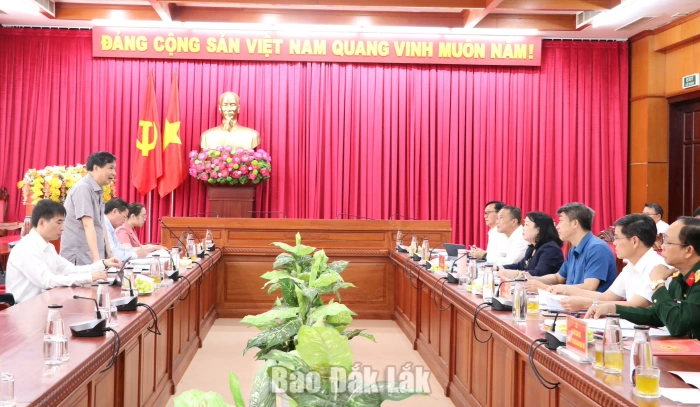 Đoàn Kiểm tra, giám sát số 26 của Bộ Chính trị, Ban Bí thư làm việc với Ủy ban bầu cử tỉnh