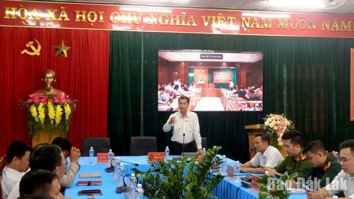 Xã Hòa Sơn triển khai các nội dung trọng tâm trong công tác bầu cử