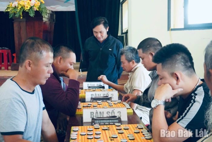 35 vận động viên tranh tài giải Cờ tướng xã Đồng Xuân