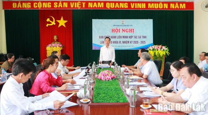 Hội nghị Ban Chấp hành Liên minh HTX tỉnh khóa VI