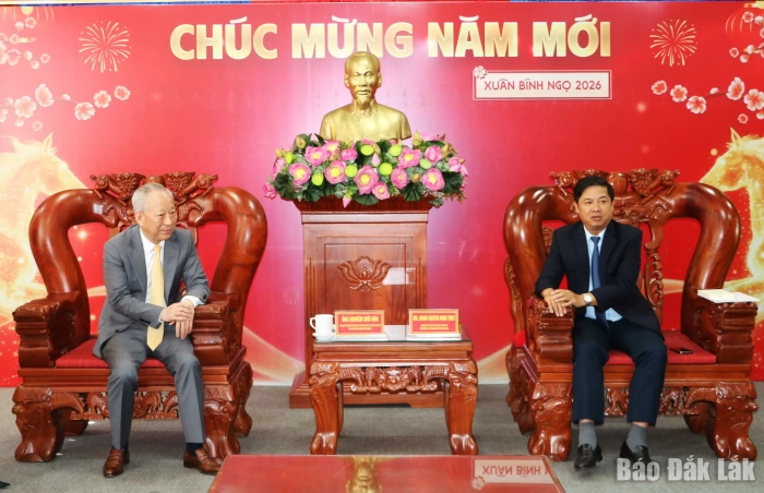 Bí thư Tỉnh ủy Lương Nguyễn Minh Triết gặp mặt lãnh đạo Tập đoàn xây dựng Thái Bình Dương