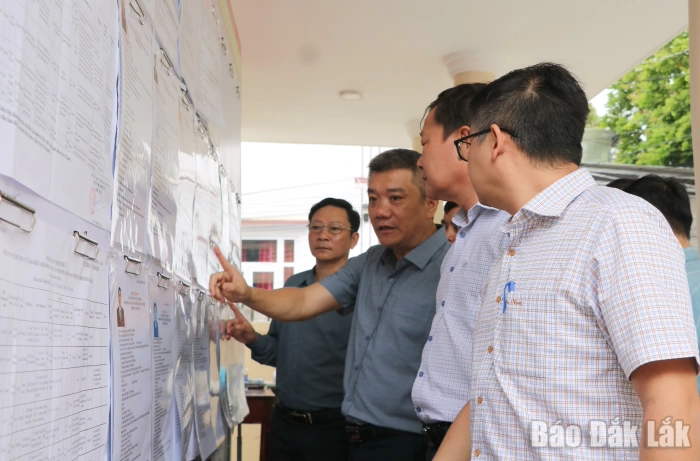 Phường Buôn Ma Thuột diễn tập quy trình bầu cử đại biểu Quốc hội khóa XVI và đại biểu Hội đồng nhân dân các cấp