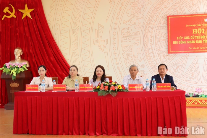 Ứng cử viên đại biểu HĐND tỉnh cam kết hành động vì lợi ích của nhân dân