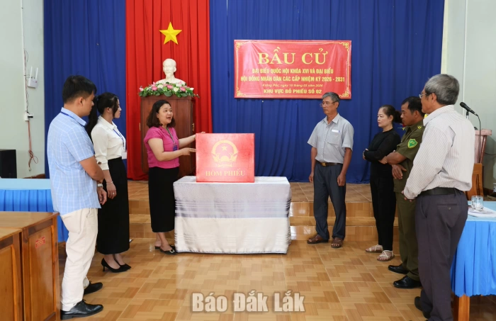 Phát huy sức mạnh công nghệ số trong công tác bầu cử ở xã Krông Pắc