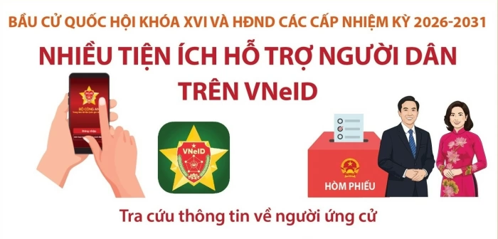 Bầu cử Quốc hội và HĐND: Cách tra cứu thông tin về người ứng cử trên VNeID