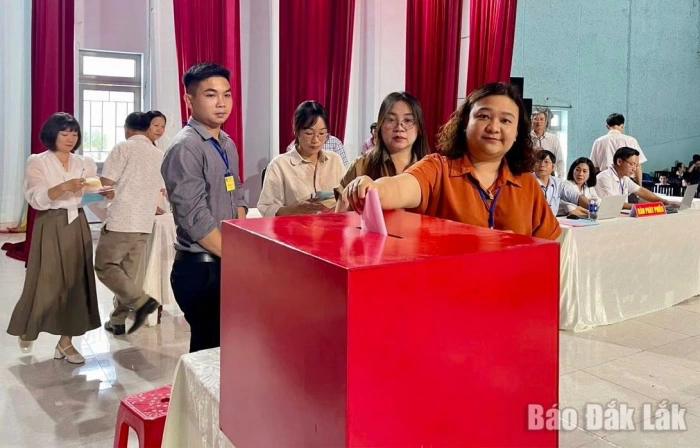 Xã Krông Pắc: Triển khai diễn tập công tác bầu cử