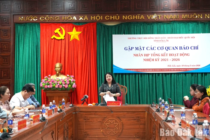 Thường trực HĐND và Đoàn ĐBQH tỉnh gặp mặt các cơ quan báo chí