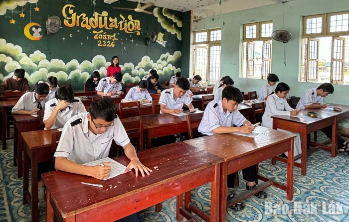 Học sinh Đắk Lắk sẵn sàng cho kỳ thi đánh giá năng lực