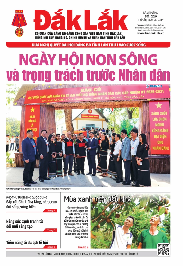 Báo in ngày 20/3/2026
