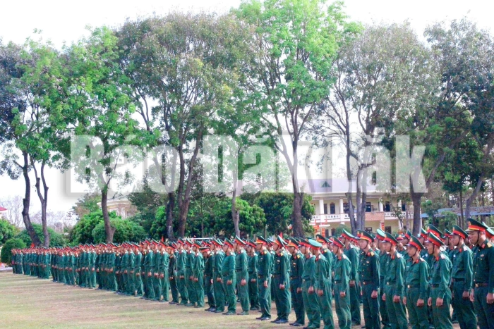 Tiểu đoàn Bộ binh 303 khai mạc huấn luyện chiến sĩ mới