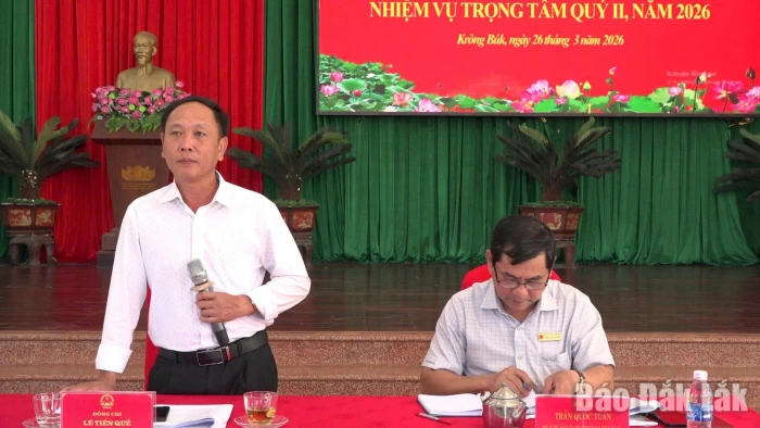 Xã Krông Búk: Thu ngân sách đạt gần 50% kế hoạch năm