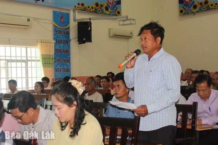 Cử tri huyện Buôn Đôn đề nghị giải quyết dứt điểm tình trạng lấn chiếm đất đai kéo dài