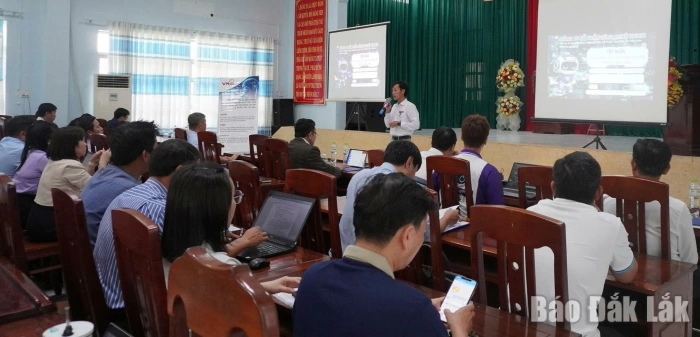 Tập huấn ứng dụng trí tuệ nhân tạo phục vụ thực thi công vụ tại phường Hòa Hiệp