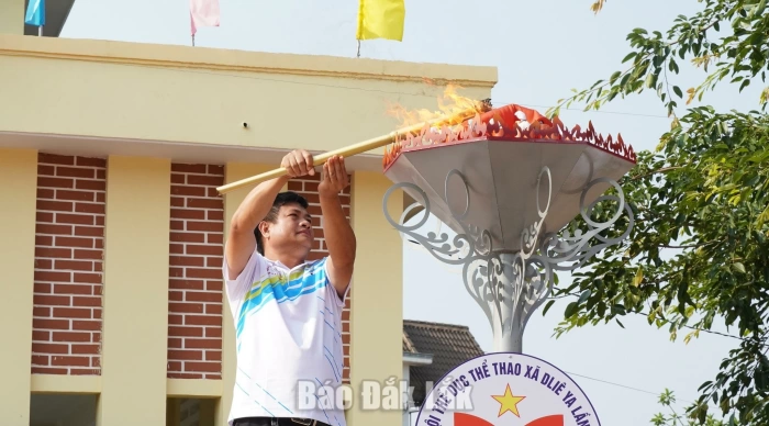 Xã Dliê Ya tổ chức Đại hội Thể dục Thể thao lần thứ I