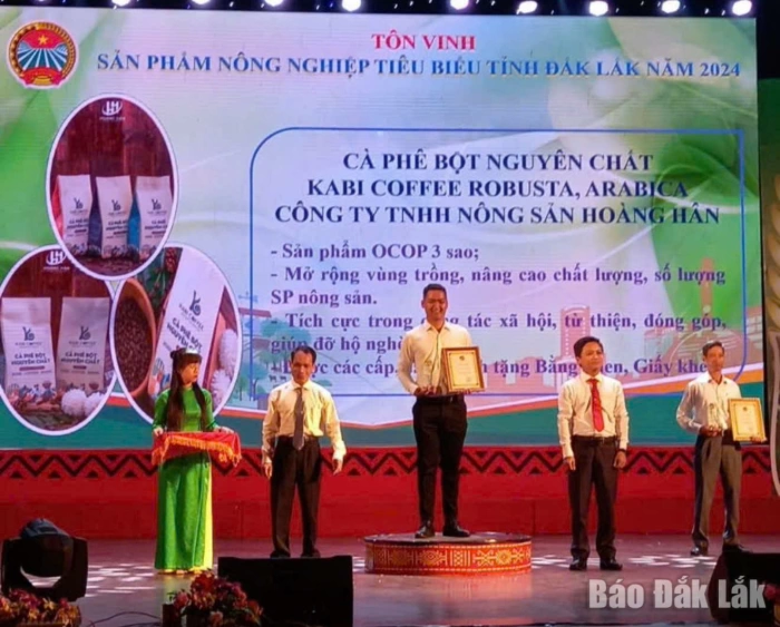 Nâng cao giá trị sản phẩm cà phê KABI OCOP 3 sao