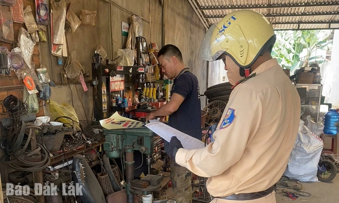 Vận động các cơ sở sửa xe ký cam kết không 